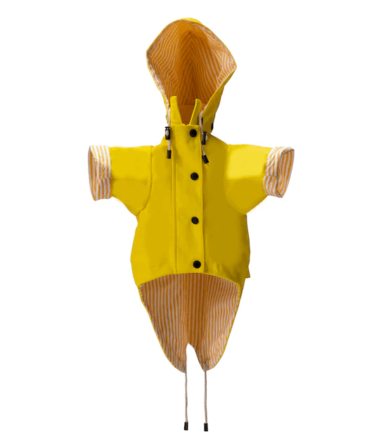 Sloane Waterproof Dog Rain Jacket (Lemon) – by The Paw Co.