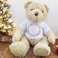 Personalised Luxury Teddy Bear 1st Christmas Berry T-shirt
