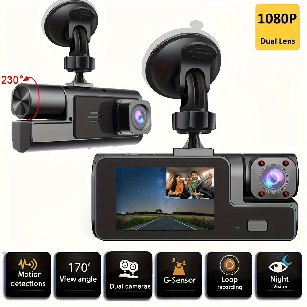 NNETM Dash Cam with 1080P Night Vision & G-Sensor