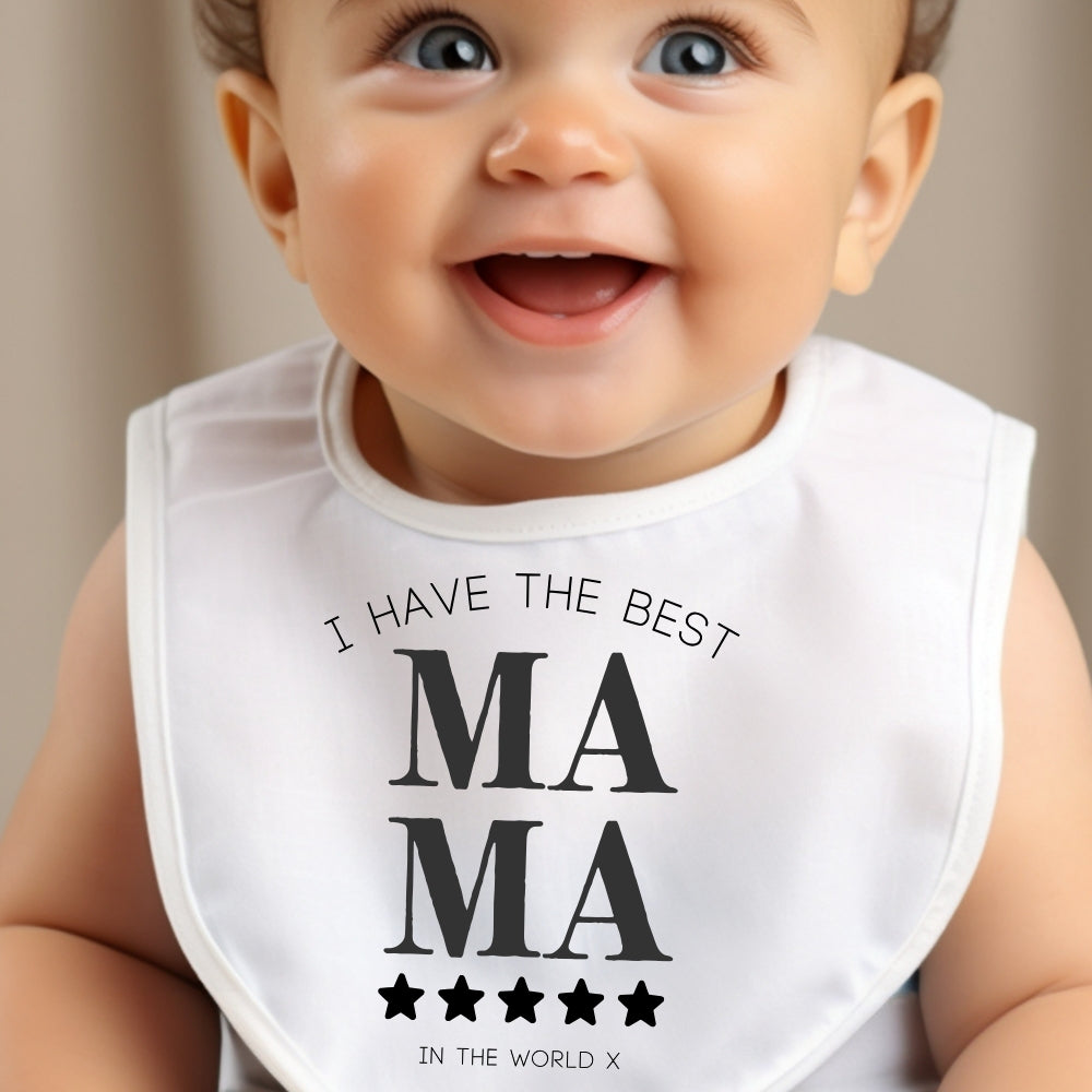 I Have the Best Mama Baby Outfit: Bib, Vest, Baby Grow