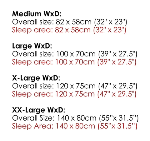 Highland Dog Mattress (in Blue, Red or Grey) by Scruffs