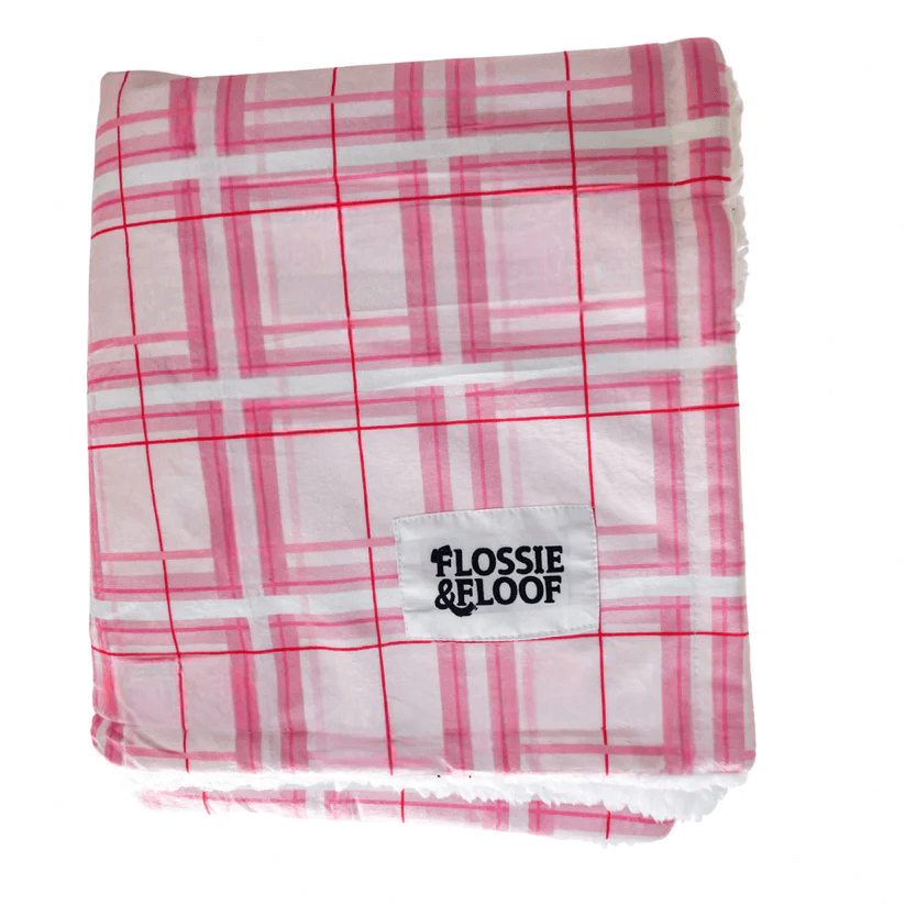 Oxford "Blush" Dog Blanket – by Flossie & Floof