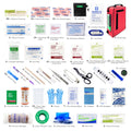 255 pcs First Aid Kit 4 Section Portable Trauma Bag Emergency Medical