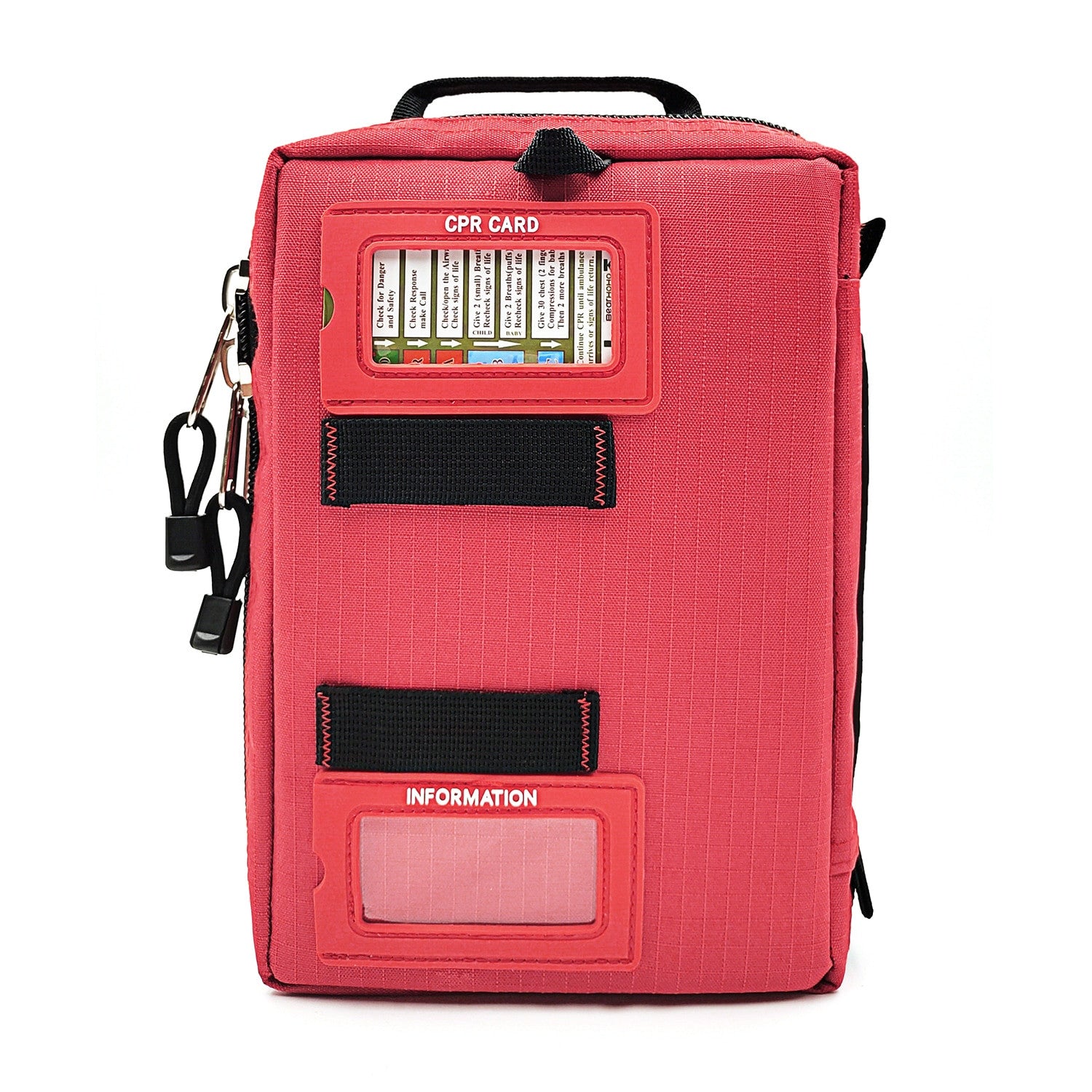 255 pcs First Aid Kit 4 Section Portable Trauma Bag Emergency Medical